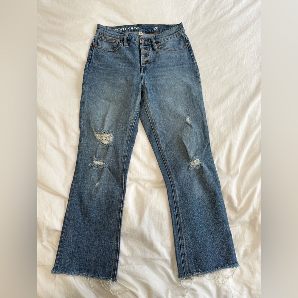 J. Crew Demi Boot Crop Jeans